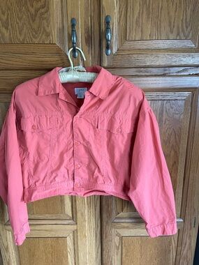 Esprit Coral Cropped Jean Jacket